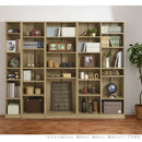 シンプル木製ラック幅60cm 本棚 ハイタイプ 6段 可動棚 木目調 ラック コミック 漫画 大容量 A4サイズ 対応 ぼん家具