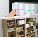 シンプル木製ラック幅60cm 本棚 ハイタイプ 6段 可動棚 木目調 ラック コミック 漫画 大容量 A4サイズ 対応 ぼん家具