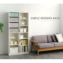 シンプル木製ラック幅90cm 本棚 大容量 おしゃれ カラーボックス 収納棚 コミックラック スリム 収納 幅90 奥行30cm 高さ180cm 木製 6段 省スペース シェルフ 収納ボックス ぼん家具