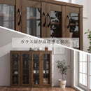 ガラス扉キャビネット〔4扉タイプ〕