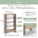 ワゴンラック ロータイプ