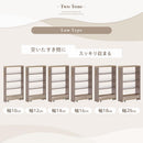 ワゴンラック ロータイプ