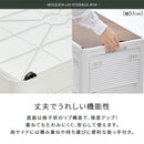 収納ボックス 収納ケース キャスター付 折りたたみ 収納ボックス ミニテーブル 窓付 5面開き 扉付 ロック付 おしゃれ 収納箱 スタッキング ぼん家具