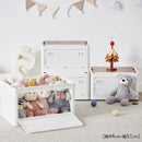 収納ボックス 収納ケース キャスター付 折りたたみ 収納ボックス ミニテーブル 窓付 5面開き 扉付 ロック付 おしゃれ 収納箱 スタッキング ぼん家具