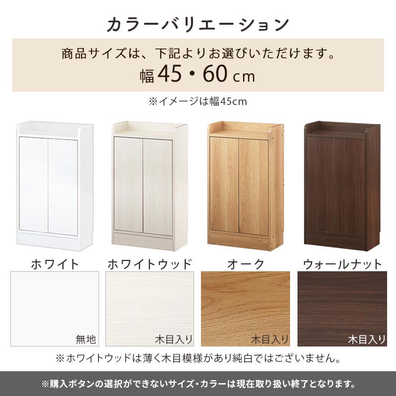 カウンター下収納〔扉・幅45cm・幅60cm〕