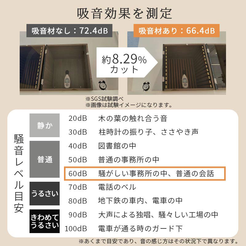 吸音パネル 木目調