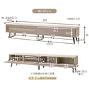 ラタン調 大型 テレビ台