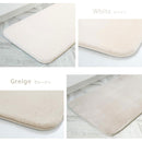 ラビットファー調キッチンマット