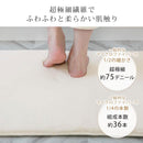 ラビットファー調キッチンマット