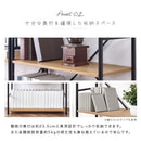 オープンラック 木製×スチール