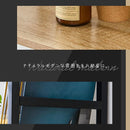 オープンラック L字棚 木製×スチール