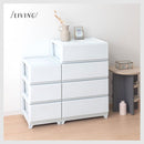 プラスチック チェスト 3段・4段・5段 スリム・ワイド 単品・セット