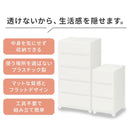 中が見えない 壁付き フラットチェスト 日本製