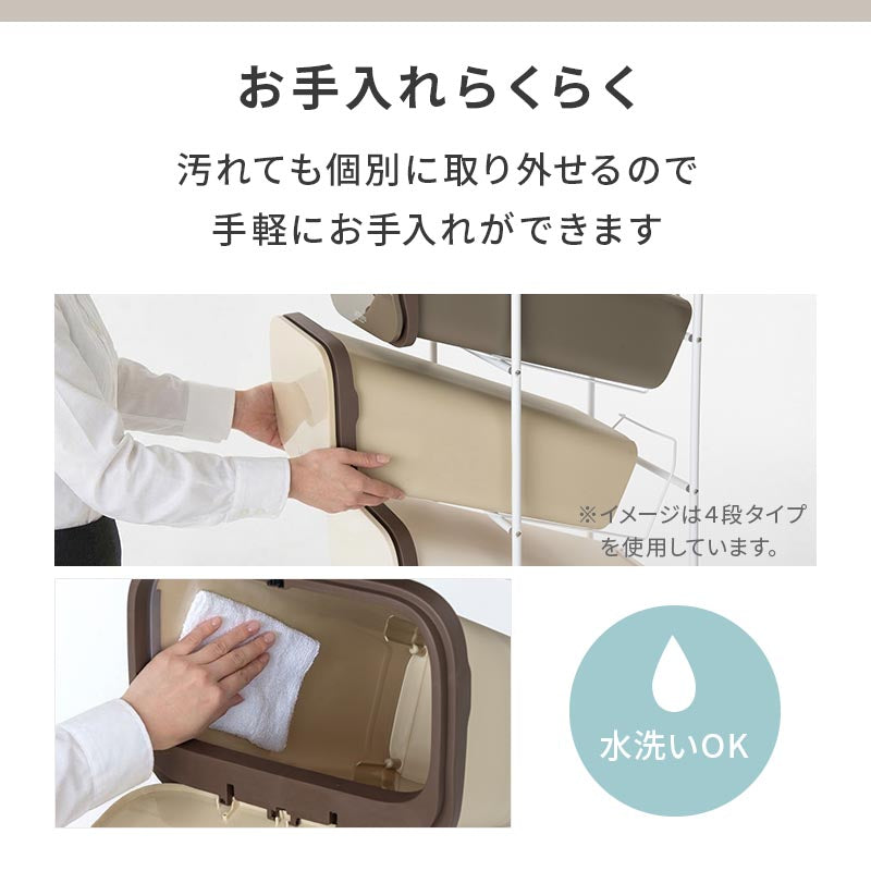 ぼん家具 分別ダストワゴン プッシュ式 おしゃれ インテリア ゴミ箱 ぼん家具 分別ダストワゴン プッシュ式 おしゃれ インテリア ゴミ箱