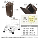 分別ダストワゴン〔プッシュ式〕