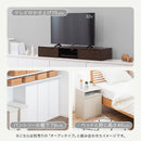 高さオーダー収納ラック 扉付きタイプ〔高さ40～49cm〕