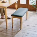 ダイニングベンチ ダイニングチェア ベンチ 木製 チェア おしゃれ 食卓椅子 長椅子 ダイニング 玄関 リビング 椅子 ファブリック 木製チェア 二人掛け イス 省スペース 木目 ぼん家具