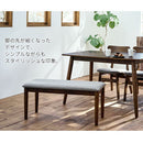 ダイニングベンチ ダイニングチェア ベンチ 木製 チェア おしゃれ 食卓椅子 長椅子 ダイニング 玄関 リビング 椅子 ファブリック 木製チェア 二人掛け イス 省スペース 木目 ぼん家具