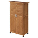 天然木ウッドストッカー〔大サイズ〕 屋外収納庫 物置 北欧 倉庫 木製 幅80cm 屋外物置 小型 おしゃれ ガーデニング用品 収納 木製ストッカー 庭 収納庫 整理棚 収納棚 ベランダ収納 ぼん家具