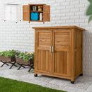 天然木ウッドストッカー〔小サイズ〕 屋外収納庫 物置き 屋外 倉庫 物置き おしゃれ 小型 スリム 屋外収納棚 収納庫 ガレージ コンテナ 木製 マグネット扉 木製物置 収納 収納棚 園芸 ラック ぼん家具