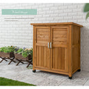 天然木ウッドストッカー〔小サイズ〕 屋外収納庫 物置き 屋外 倉庫 物置き おしゃれ 小型 スリム 屋外収納棚 収納庫 ガレージ コンテナ 木製 マグネット扉 木製物置 収納 収納棚 園芸 ラック ぼん家具