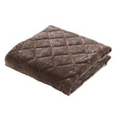 マイクロファイバー敷パッド〔ダブル〕 敷きパッド ダブル 暖かい 冬 シーツ マイクロファイバー 敷きカバー 洗える ウォッシャブル 清潔 ベッドパッド 4隅ゴム付き ズレ防止 ぼん家具