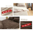 マイクロファイバーボックスシーツ〔セミダブル〕 ボックスシーツ セミダブル マットレスカバー ベッドシーツ マイクロファイバー 洗濯可能 丸洗い 洗える 無地 あったか 全周ゴム 一体型 北欧 ぼん家具