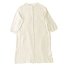 ルームワンピース〔長袖〕 ルームワンピース レディース 前開き パジャマ 長袖 ガーゼワンピース 3重ガーゼ 綿 コットン フリーサイズ おしゃれ recorela ぼん家具