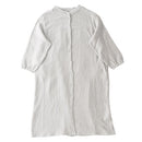 ルームワンピース〔長袖〕 ルームワンピース レディース 前開き パジャマ 長袖 ガーゼワンピース 3重ガーゼ 綿 コットン フリーサイズ おしゃれ recorela ぼん家具