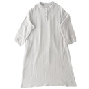 ルームワンピース〔長袖〕 ルームワンピース レディース 前開き パジャマ 長袖 ガーゼワンピース 3重ガーゼ 綿 コットン フリーサイズ おしゃれ recorela ぼん家具