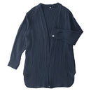 カーディガン〔男女兼用〕 カーディガン メンズ レディース 長袖 S M L ルームウエア 羽織り 3重ガーゼ 綿100% コットン 部屋着 前開き アウター きれいめ おしゃれ recorela ぼん家具