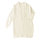 カーディガン〔男女兼用〕 カーディガン メンズ レディース 長袖 S M L ルームウエア 羽織り 3重ガーゼ 綿100% コットン 部屋着 前開き アウター きれいめ おしゃれ recorela ぼん家具