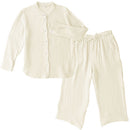 パジャマ〔長袖・男女兼用〕 ルームウェア 上下 レディース メンズ 長袖 S M L パジャマ 部屋着 ナイトウェア コットン100％ 綿 前開き ボタン おしゃれ  recorela ぼん家具