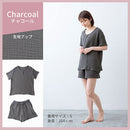 ルームウェア〔半袖・レディース〕 パジャマ レディース 半袖 半ズボン S M L ルームウエア セット 寝巻 3重ガーゼ 綿100% コットン ハーフパンツ ウエストゴム おしゃれ recorela ぼん家具