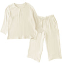 ルームウェア〔長袖・男女兼用〕 パジャマ レディース メンズ ガーゼパジャマ 長袖 ルームウェア 部屋着 綿100％ コットン おしゃれ 上下セット 男女兼用 recorela ぼん家具