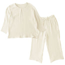 ルームウェア〔長袖・男女兼用〕 パジャマ レディース メンズ ガーゼパジャマ 長袖 ルームウェア 部屋着 綿100％ コットン おしゃれ 上下セット 男女兼用 recorela ぼん家具