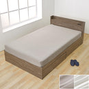 ボックスシーツ〔SD〕 ボックスシーツ セミダブル マイクロファイバー 着脱しやすい 一体型 ベッドシーツ 洗えるシーツ ずれない 敷きパッド 冬 秋 春 用 吸湿発熱 全周ゴム ぼん家具