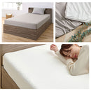 ボックスシーツ〔SD〕 ボックスシーツ セミダブル マイクロファイバー 着脱しやすい 一体型 ベッドシーツ 洗えるシーツ ずれない 敷きパッド 冬 秋 春 用 吸湿発熱 全周ゴム ぼん家具
