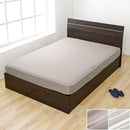 ボックスシーツ〔D〕 ボックスシーツ ダブル マイクロファイバー 着脱しやすい 一体型 ベッドシーツ 洗えるシーツ ずれない 敷きパッド 冬 秋 春 用 吸湿発熱 全周ゴム ぼん家具