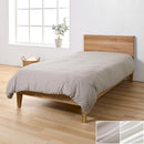 掛け布団カバー〔S〕 掛け布団カバー シングル 布団カバー 無地 吸湿発熱 抗菌防臭 掛けカバー あったか 洗えるカバー スナップボタン 冬用 マイクロファイバー なめらか ぼん家具