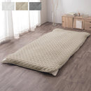 敷パッド〔Sサイズ〕 敷パッド シングル 洗える おしゃれ 100×200 オールシーズン 春 夏 秋 冬 絹麻 ズレ防止 ゴムバンド 吸湿速乾 静電気防止 フレンチリネン ぼん家具
