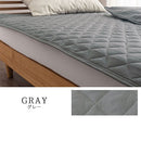 敷パッド〔Sサイズ〕 敷パッド シングル 洗える おしゃれ 100×200 オールシーズン 春 夏 秋 冬 絹麻 ズレ防止 ゴムバンド 吸湿速乾 静電気防止 フレンチリネン ぼん家具