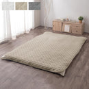 敷きパッド〔Dサイズ〕 敷パッド ダブル 洗える おしゃれ 140×200 オールシーズン 春 夏 秋 冬 絹麻 ズレ防止 ゴムバンド 吸湿速乾 静電気防止 フレンチリネン ぼん家具