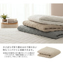 敷きパッド〔Kサイズ〕 敷パッド キング 洗える おしゃれ 180×200 オールシーズン 春 夏 秋 冬 絹麻 ズレ防止 ゴムバンド 吸湿速乾 静電気防止 フレンチリネン ぼん家具