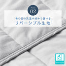 接触冷感ひんやりケット〔Sサイズ〕 タオルケット シングル 冷感ケット クールケット 肌掛け布団 冷感寝具 ひんやり 涼感 夏 用 丸洗いOK Q-MAX 0.5 綿100％ タオル地 パイル リバーシブル ぼん家具
