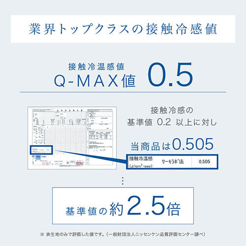 接触冷感ひんやりケット〔SDサイズ〕