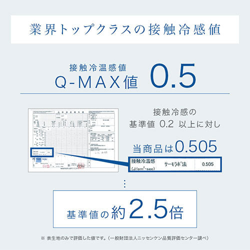 接触冷感ひんやり枕パッド〔2枚組〕