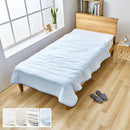 接触冷感もっちりケット〔Sサイズ〕 冷感寝具 肌掛け布団 綿100% タオル地 パイル リバーシブル 肌掛布団 肌布団 クールケット タオルケット 接触冷感 冷たい 洗える 夏 春 秋 夏掛け布団 ぼん家具