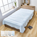 接触冷感もっちりケット〔SDサイズ〕 冷感寝具 肌掛け布団 綿100% タオル地 パイル リバーシブル 肌掛布団 肌布団 クールケット タオルケット 接触冷感 冷たい 洗える 夏 春 秋 夏掛け布団 ぼん家具