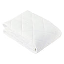 接触冷感もっちり敷パッド〔Sサイズ〕 敷きパッド シングル ベッドパッド ひんやりマット 冷感寝具 接触冷感 ひんやり 夏 用 丸洗いOK 通気性 抗菌 防臭 Q-MAX 0.5 100×200cm 無地 ぼん家具